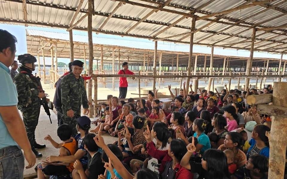 Aufruf zur humanitaeren hilfe fuer burmesen die in thailand schutz suchen