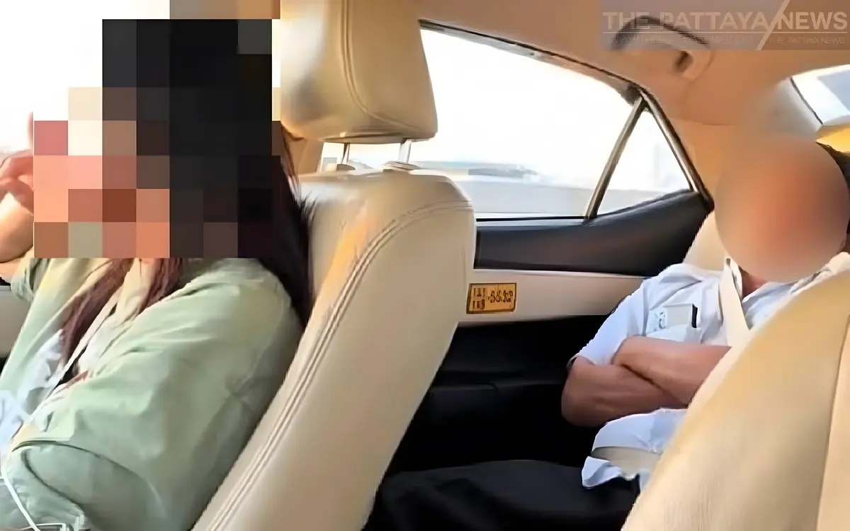Bizarr taxifahrer schlaeft am steuer ein frau faehrt sich selbst zum flughafen video