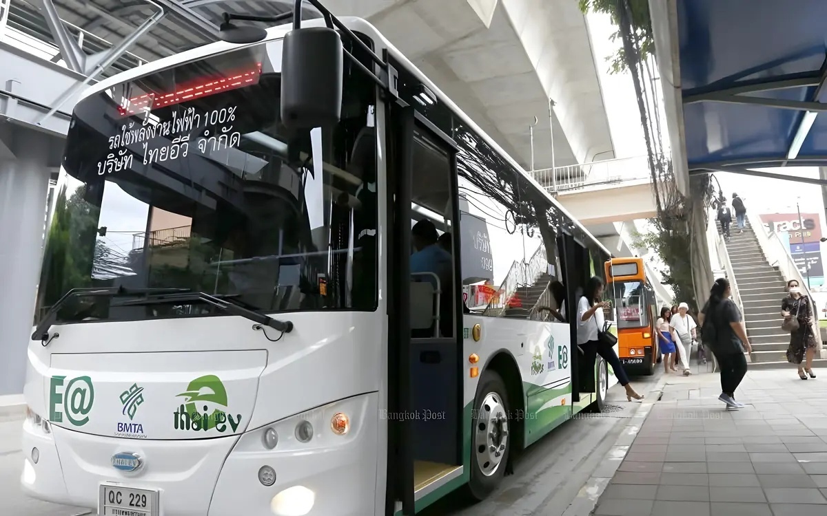 Elektrobusse sollen bangkok bis 2030 dominieren