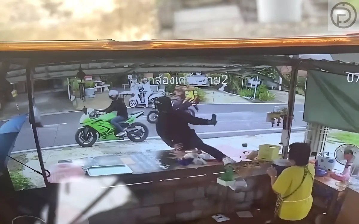Geldeintreiber greifen restaurant in phuket an video