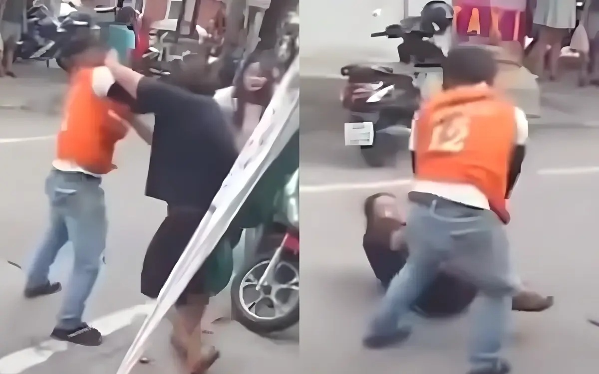 Gewaltexzess in pattaya taxifahrer attackiert frauen wegen blinkersignal streit video