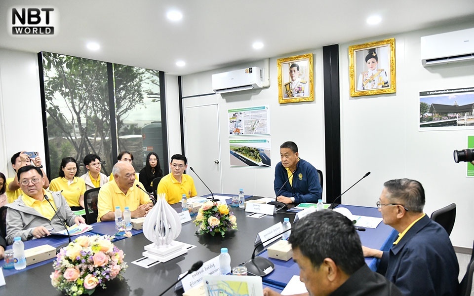 Premierminister beaufsichtigt wichtige entwicklungsprojekte in bangkok
