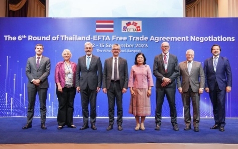 Staat beschleunigt gespraeche zwischen thailand und der europaeischen freihandelszone