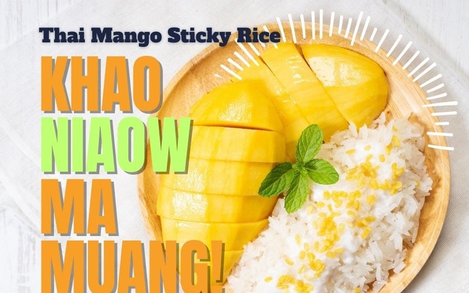 Thailaendischer mango sticky rice auf platz 2 der besten milchreisgerichte der welt tasteatlas
