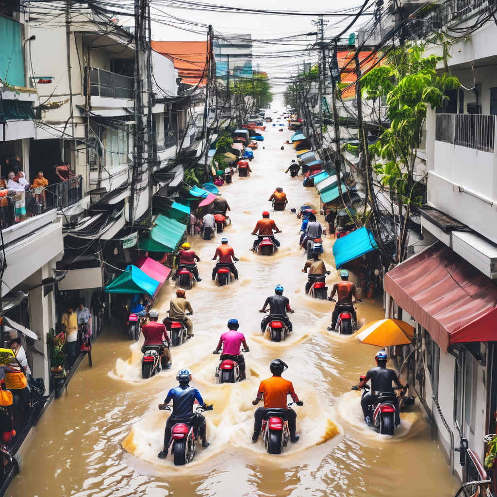 Street Bangkok water bikes