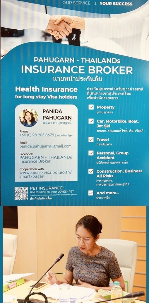 Panida pahugarn thailand health insurance broker