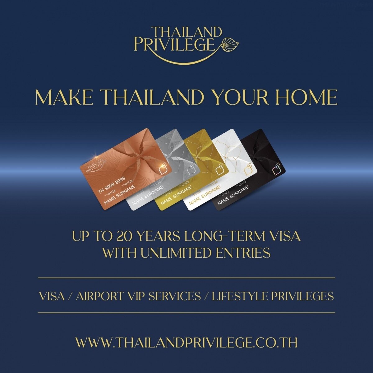 Thailand Privilege Card stellt neue BRONZE-Karte für Langzeitaufenthalte für 5 Jahre vor