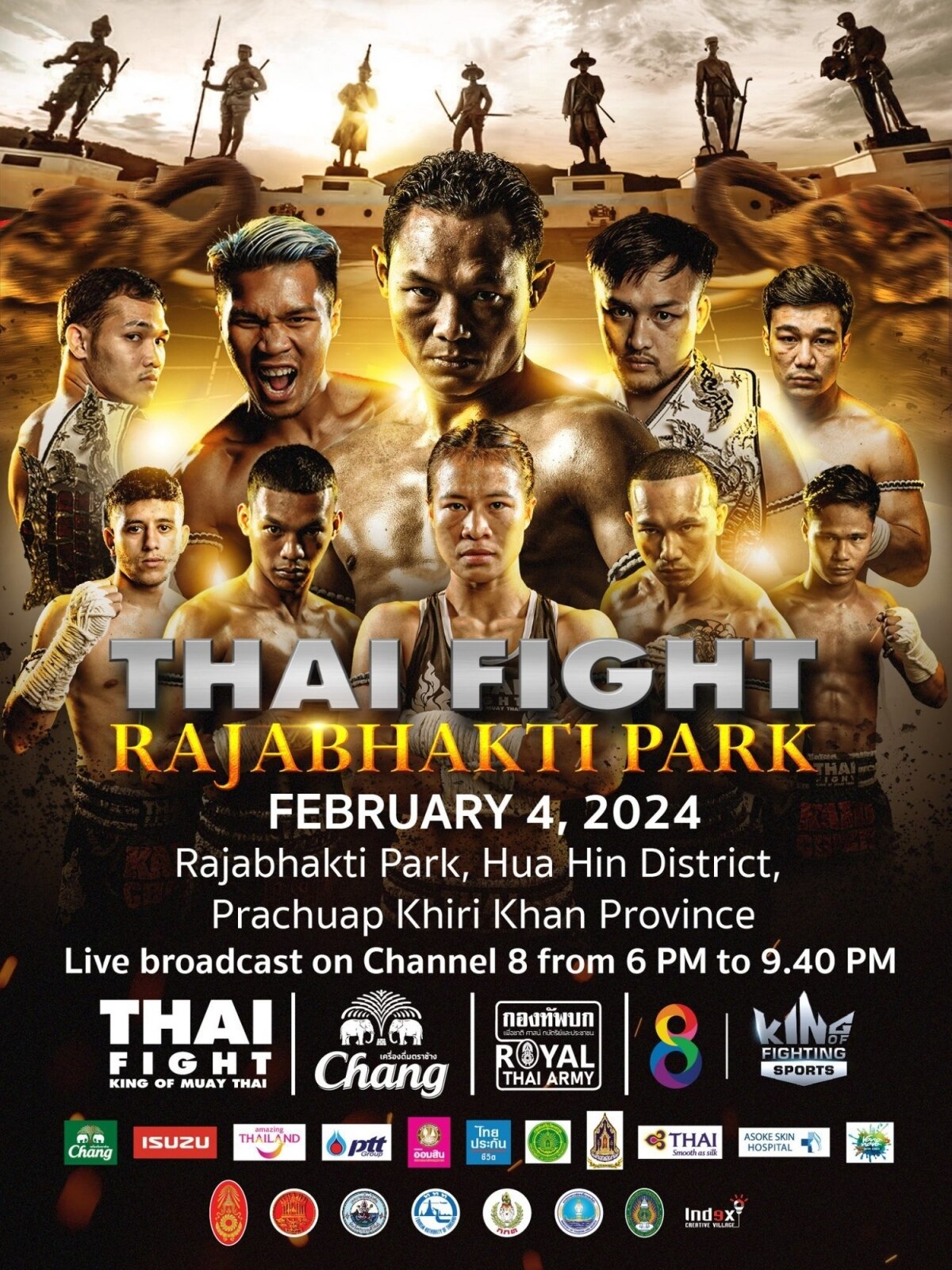 Das Amazing Muay Thai World Festival 2024 beginnt dieses Wochenende in Hua Hin. Hier ist der Zeitplan