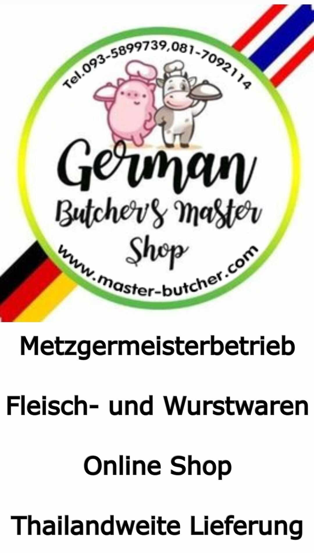 German butcher master shop metzgermeisterbetrieb fleisch und wurst waren online shop thailandweite