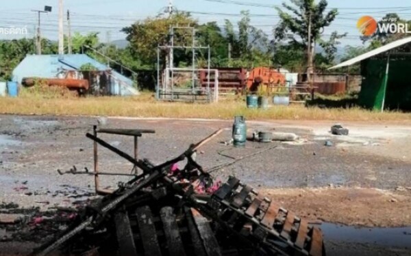 Beamter durch explodierenden fluessiggastank bei brandschutzuebung in uttaradit getoetet