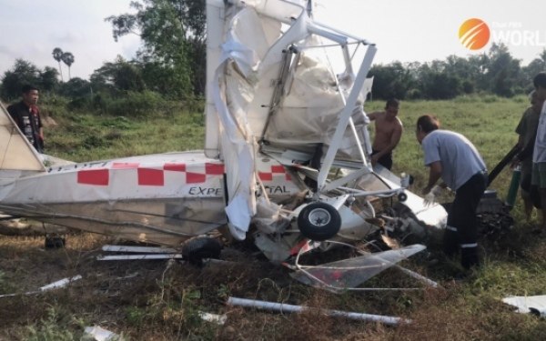 Ein deutscher toter und ein verletzter bei einem flugzeugabsturz in chon buri