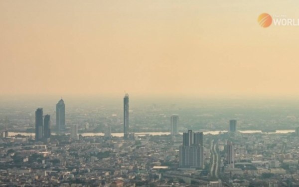 Schwere luftverschmutzung in und um bangkok an diesem wochenende vorhergesagt