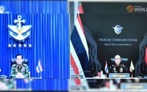 Thailaendischer militaerchef bespricht zusammenarbeit mit myanmars min aung hlaing