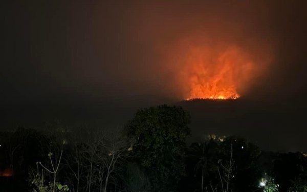 Waldbraende auf dem doi suthep jetzt unter kontrolle