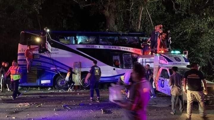 Busunglück in Prachuap Khiri Khan: 14 Tote, 35 Verletzte