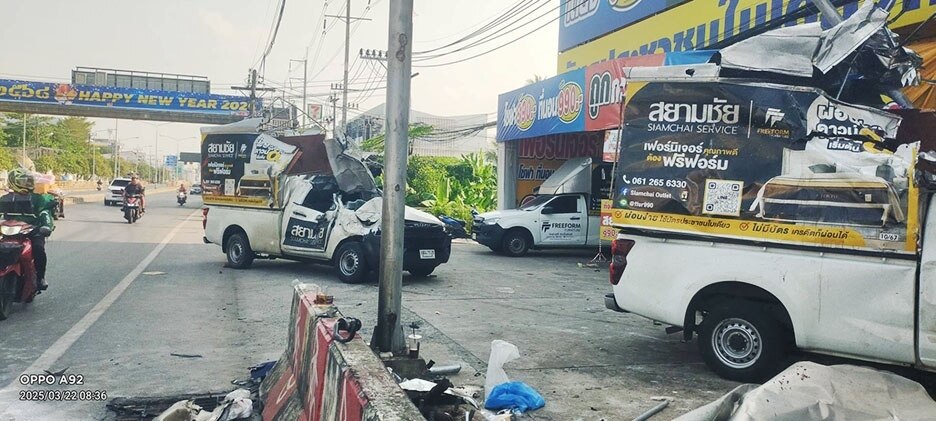 Chaos in Phuket: Deutscher (24) fliegt mit BMW in Geschäft (Video)