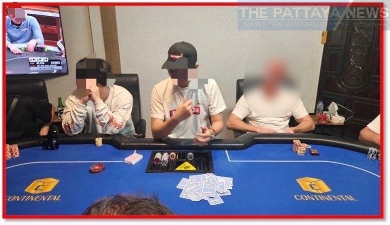 Razzia in Pattaya: Elf Ausländer wegen illegaler Pokeraktivitäten festgenommen