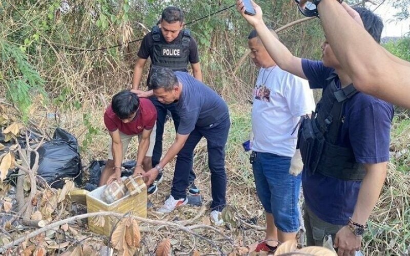 Bangkoks polizei beschlagnahmt 40 000 meth pillen im sai mai distrikt