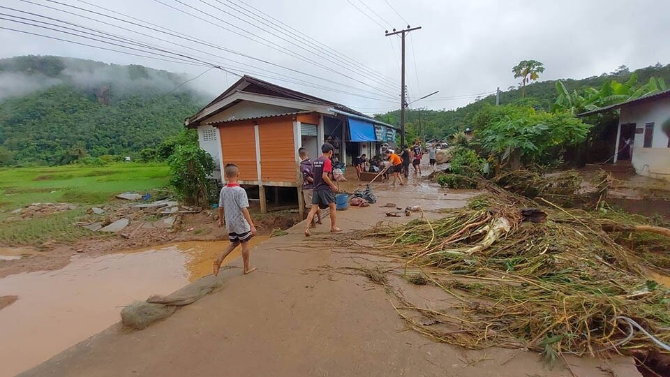 3.000 Haushalte von Überschwemmungen in Mae Hong Son betroffen