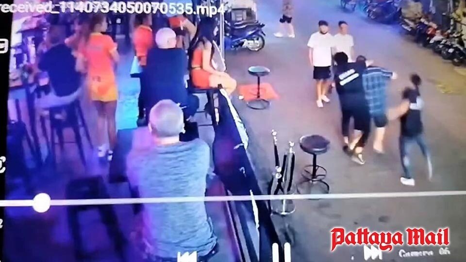 Älterer Tourist bei Schlägerei in einer Bar in Pattaya verletzt