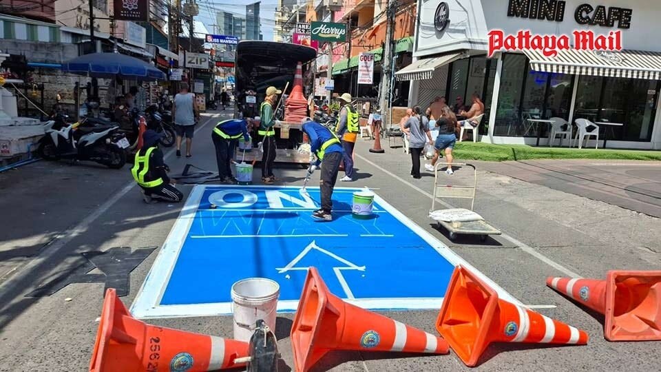 Einbahnstraße in Pattaya: Neues System in Soi Buakhao gestartet - Gemischte Reaktionen der Bevölkerung