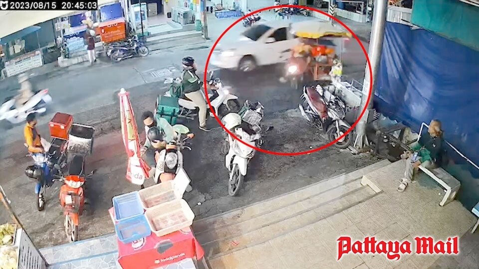 Fahrerflucht in Pattaya: Unfallopfer von der Gleichgültigkeit der Polizei frustriert (Fotos)