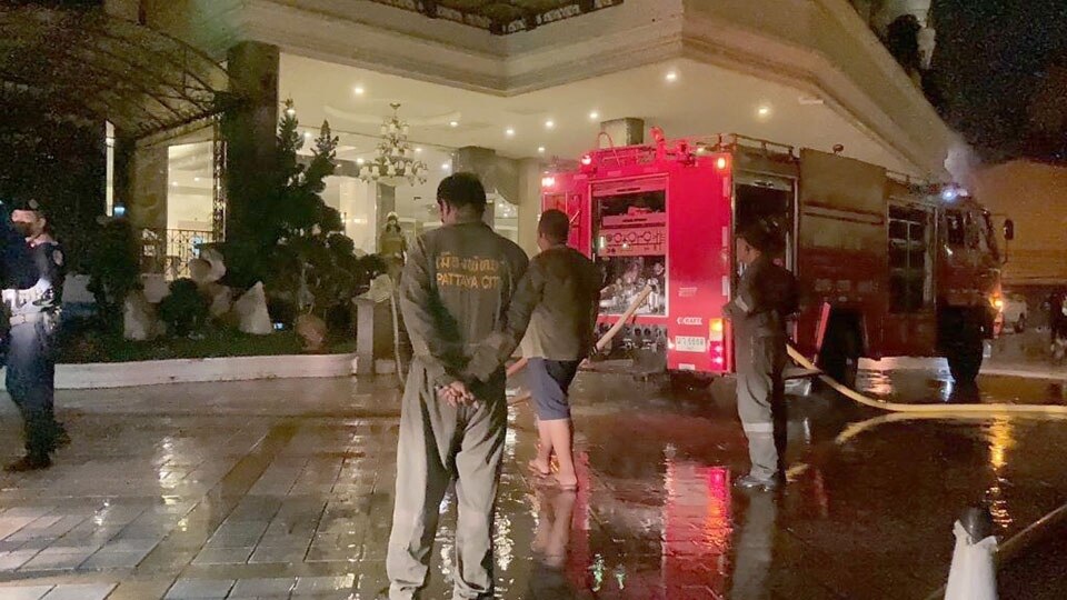 Hotelbrand in Pattaya verletzt kuwaitischen Touristen