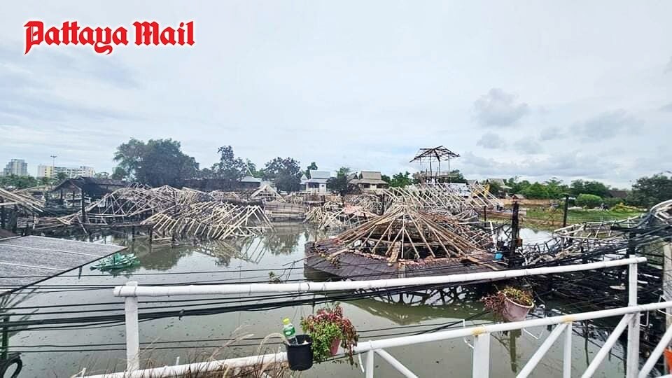 Polizei intensiviert Ermittlungen zur Ursache des Brandes auf dem Pattaya Floating Market