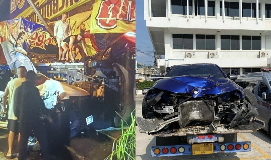 Chaos in Phuket: Deutscher (24) fliegt mit BMW in Geschäft (Video)