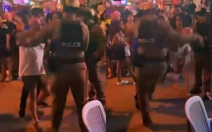 Viral video aus phuket polizei geht hart gegen auslaendischen mann vor netz gespalten