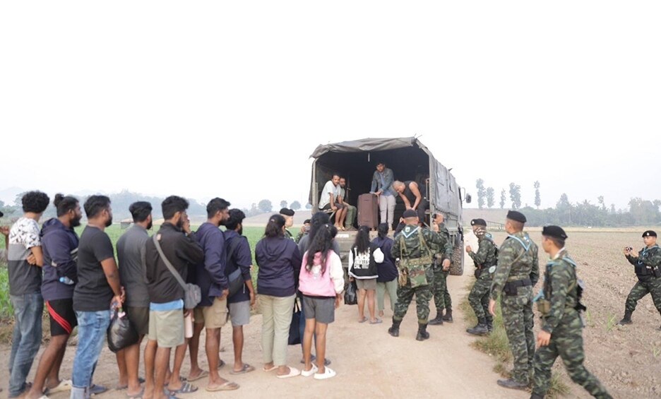 39 Ausländer auf derFlucht vor betrügerischer Callcenter-Bande in Myanmar gerettet