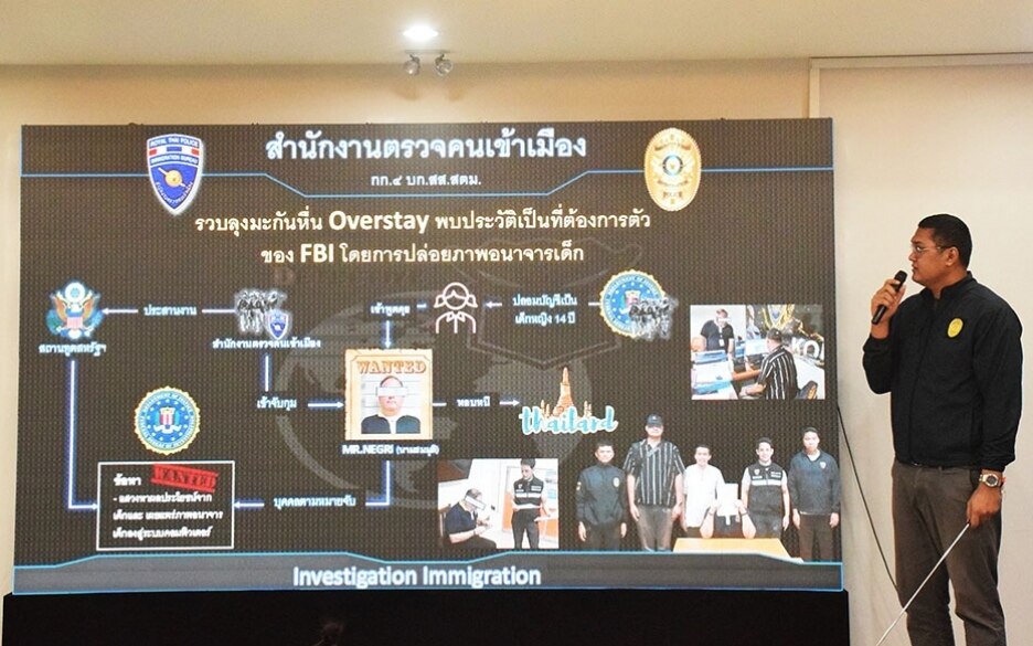 Vom FBI gesuchter amerikanischer Flüchtiger: Überschreitung der Aufenthaltsdauer - Festahme in Thailand