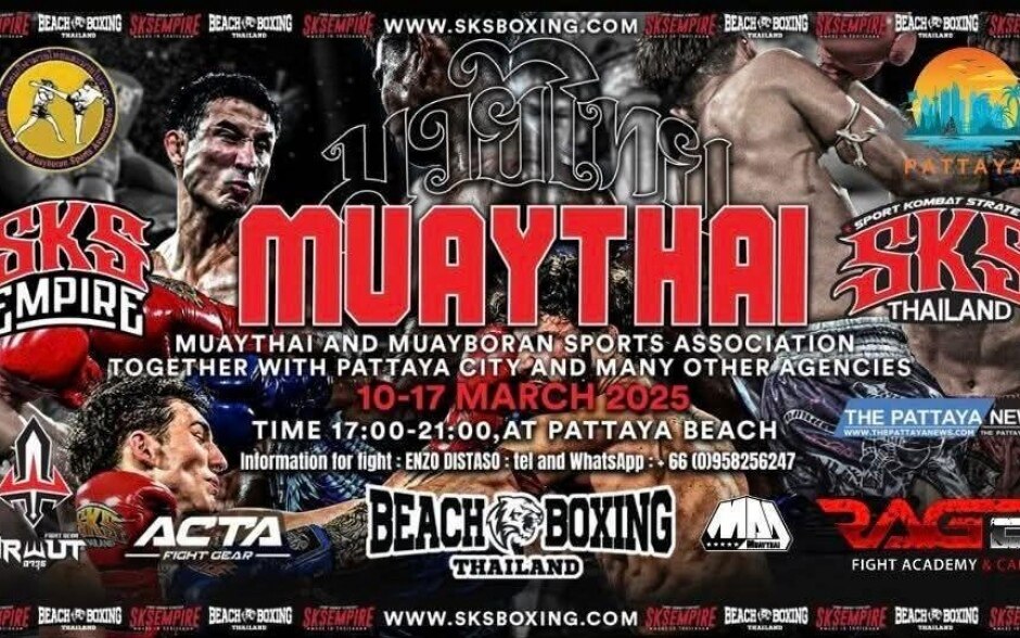 Pattaya begruesst im maerz die 6 muay thai weltmeisterschaft