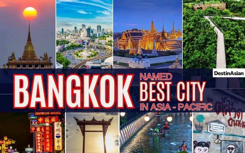 Bangkok als beste stadt im asiatisch pazifischen raum und inseln ausgezeichnet