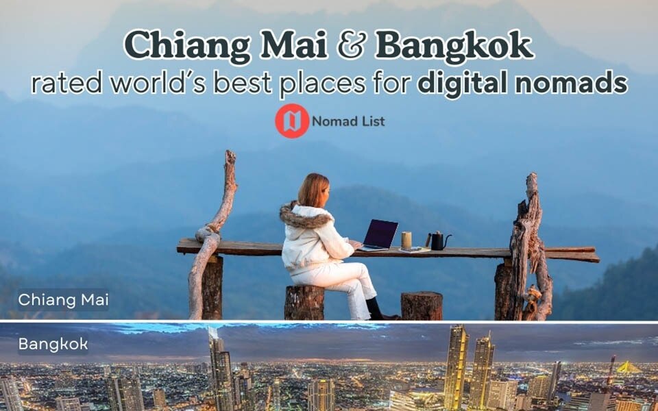 Chiang mai und bangkok sind die weltbesten orte fuer digitale nomaden