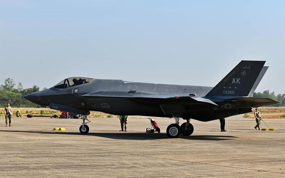 F 35 geschwader aus alaska trifft zur uebung cope tiger 2024 in nakhon ratchasima ein