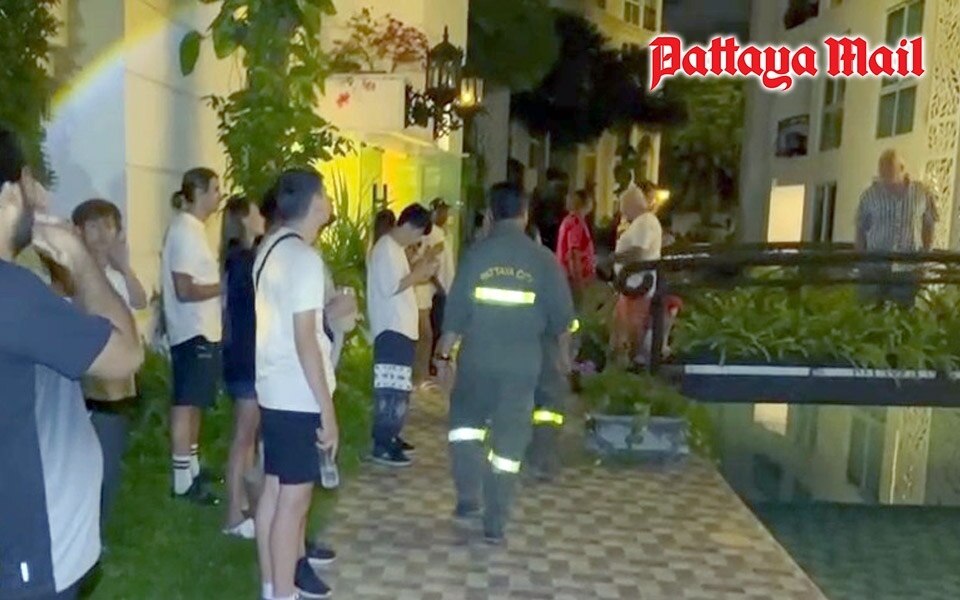 Feuerwehreinsatz in pattaya schnelles handeln vermeidet groessere schaeden touristen in aufruhr