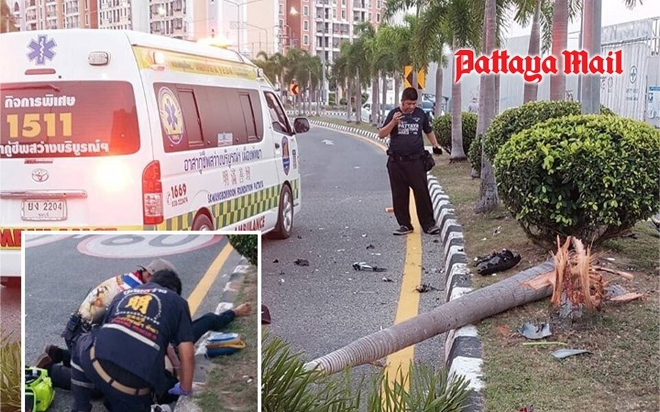 Kambodschaner bei motorradunfall auf der jomtien 2nd road getoetet