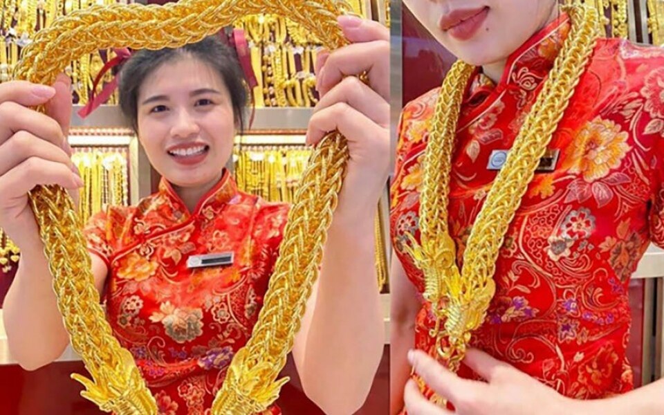 Lebhafter goldhandel in bangkok wird auch waehrend des chinesischen neujahrs erwartet