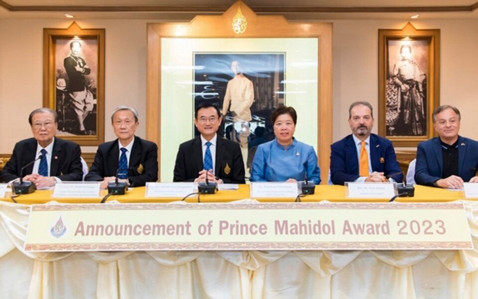 Offizielle bekanntgabe des prinz mahidol preises 2023