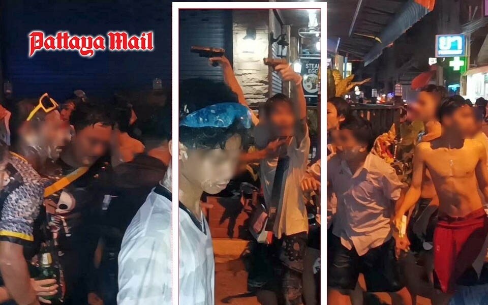 Teenager mit airsoft waffen loest panik bei festlichkeiten in pattaya aus