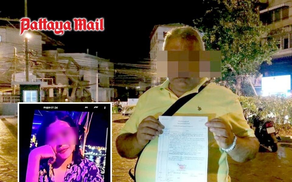 Tuerkischer tourist im hotel in pattaya von seinem date ausgeraubt