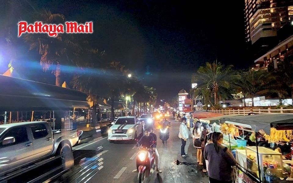 Verkehrsprobleme und parkplatznot auf der pattaya beach road