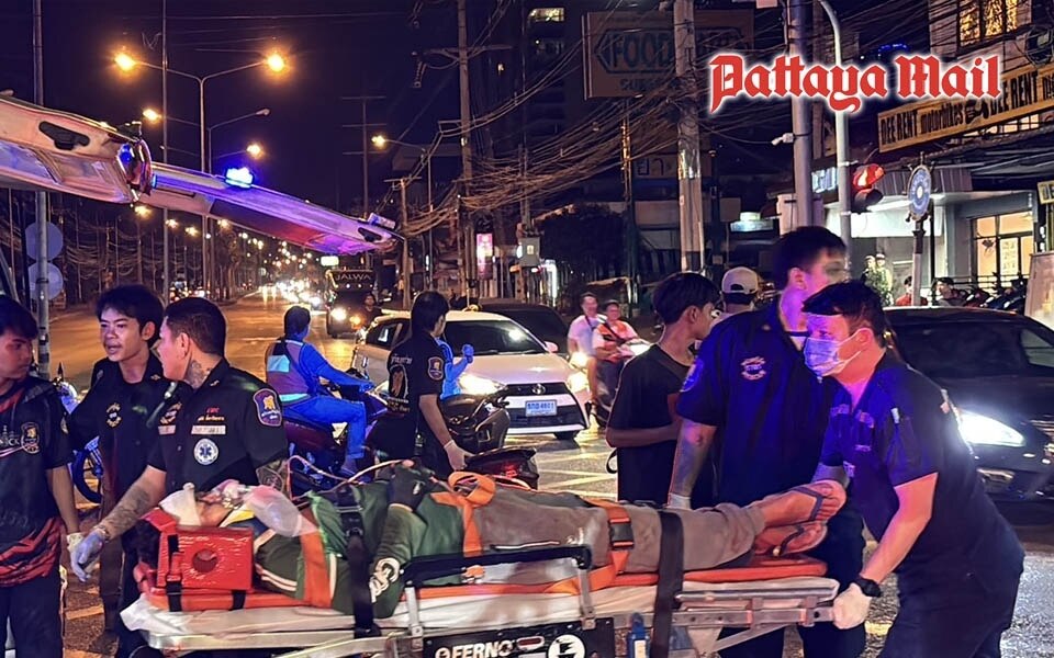 Verkehrsteilnehmern ruecksichtslose food delivery fahrer verwandeln pattayas strassen in