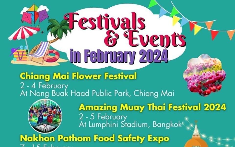 Februar festivals und veranstaltungen in pattaya und ganz thailand