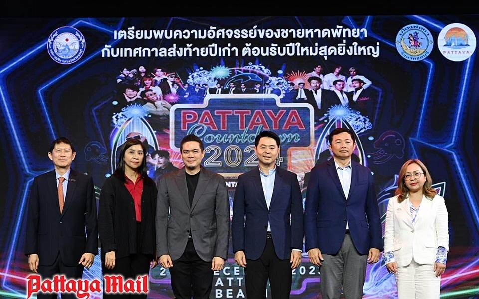 Pattaya beach ist gastgeber des spectacular countdown festivals