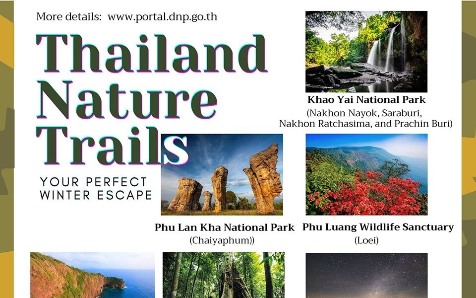 Thailands atemberaubende nationalparks laden zu winterwanderungen ein