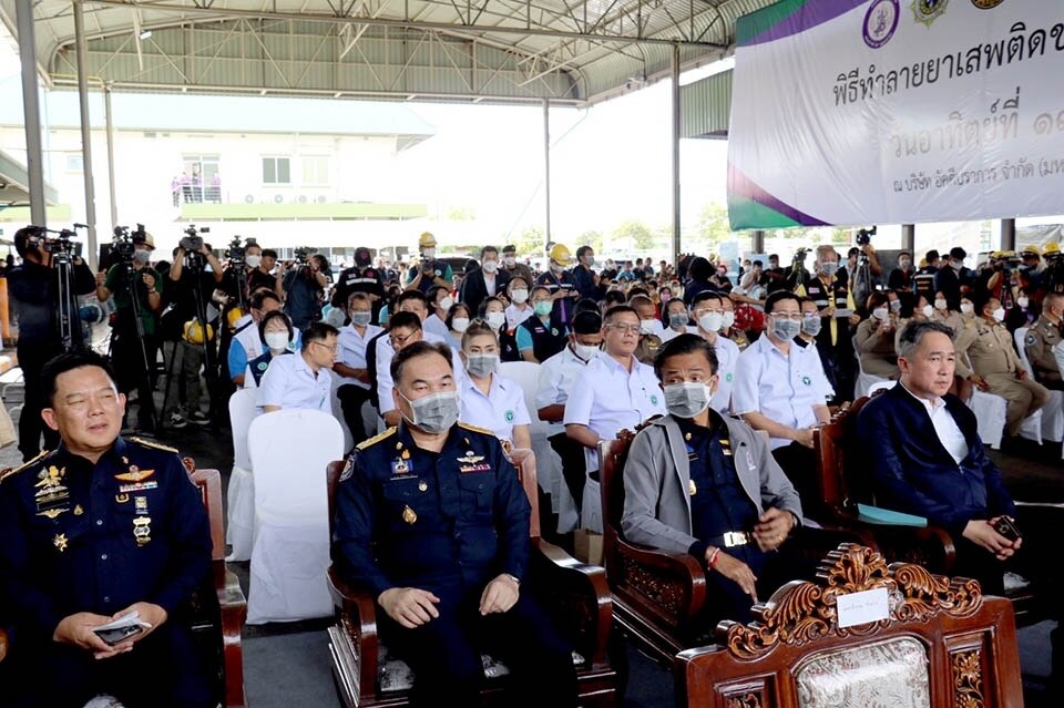 Drogenbekämpfung in Samut Prakan