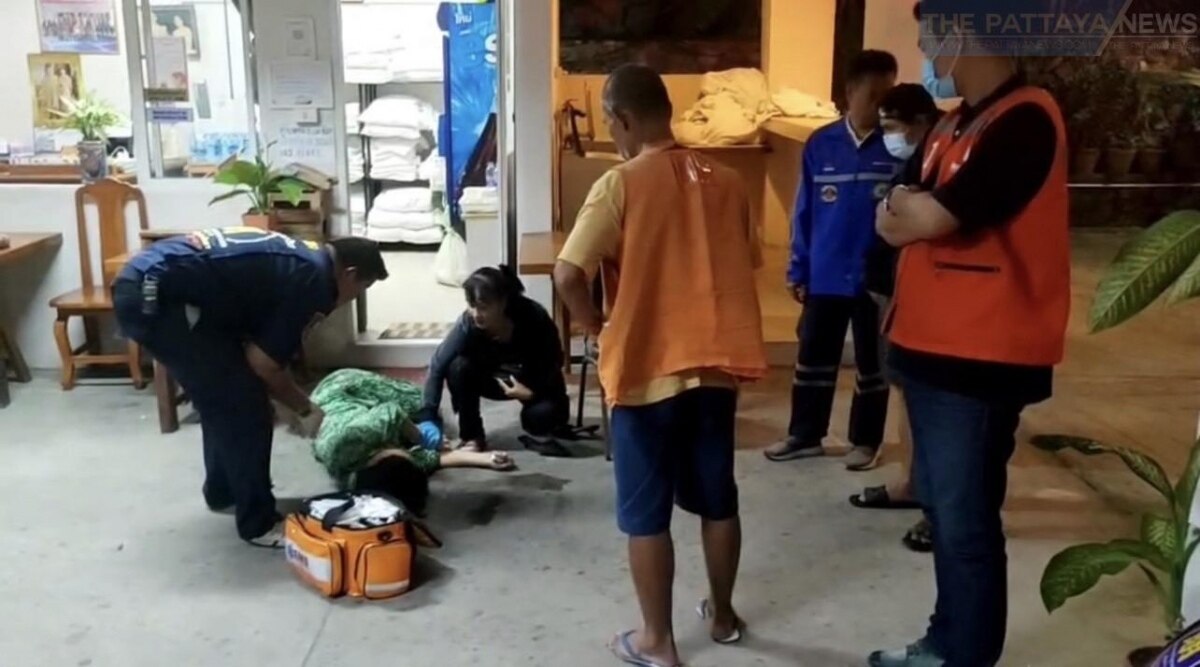 Betrunkene Ausländerin nach Autounfall in Pattaya verhaftet