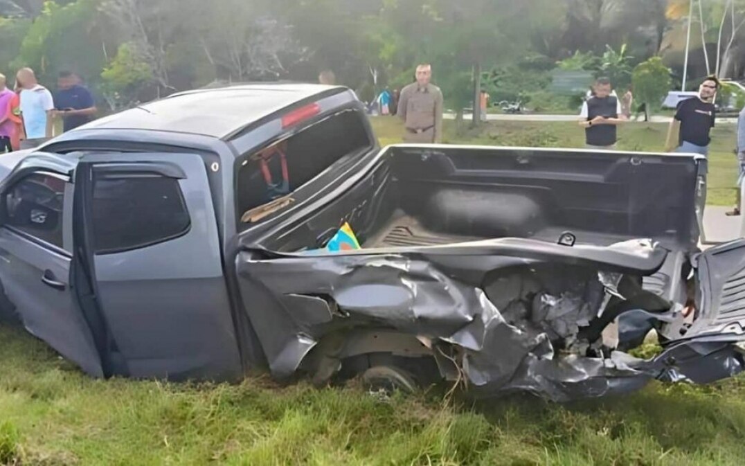 Unfall in trang zug erfasst pickup vier tote